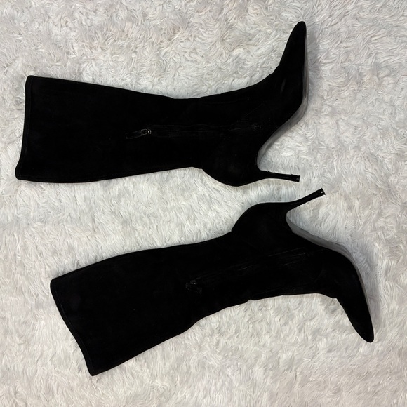 Nine West Black Suede Boots - Picture 2 of 3